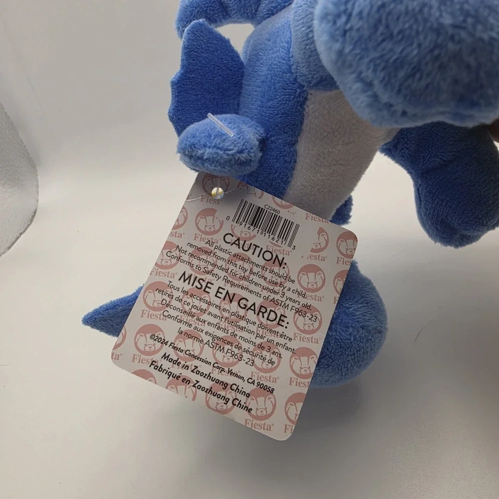 NEW Blue Mini Dragon Fiesta Plush 5